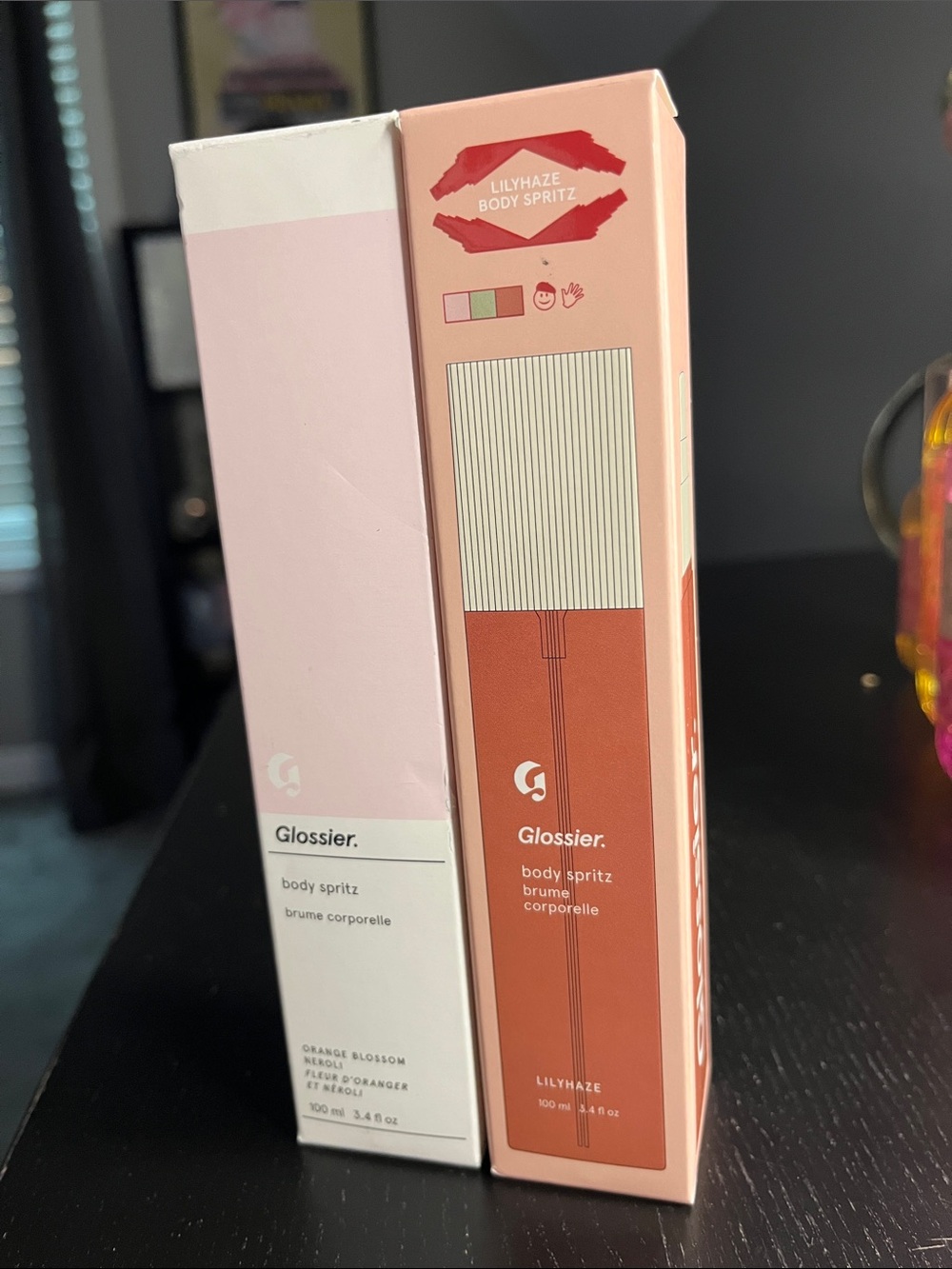 Glossier Body Spritz Duo — Orange blossom neroli & Lillyhaze